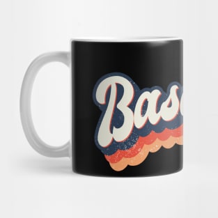 vintage baseball awesome retro Mug